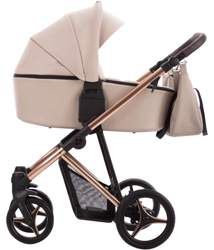 Kinderwagen - Kombi-Kinderwagen 2-in-1 - Große Räder - Verstellbarer Schiebegriff