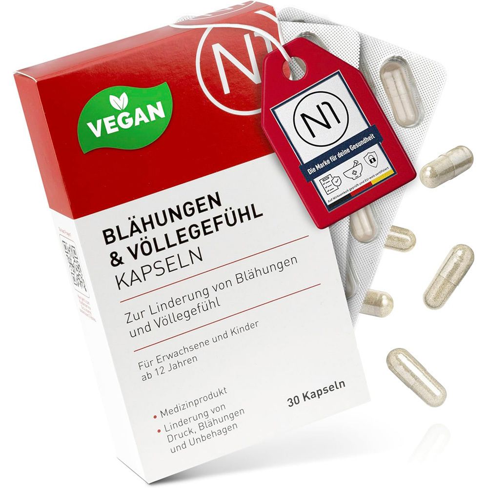 N1 Blähungen & Völlegefühl Kapseln 30 St