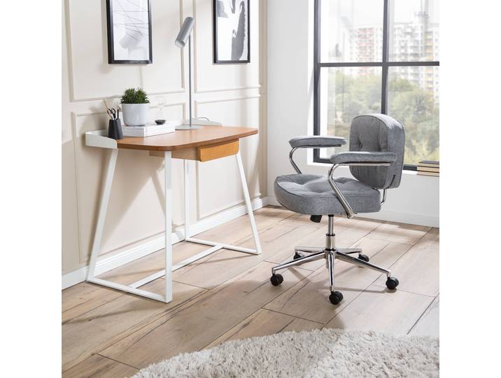 Chaise de bureau Orlu II 62 x 78 x 60cm Gris