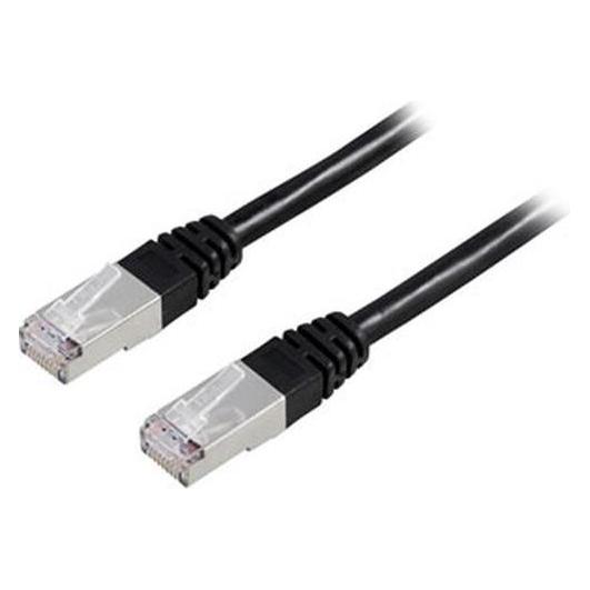 Deltaco FTP Cat6 0.5m Netzwerkkabel Schwarz 0,5 m (FTP, STP, CAT6, 0.50 m) (STP-60S)