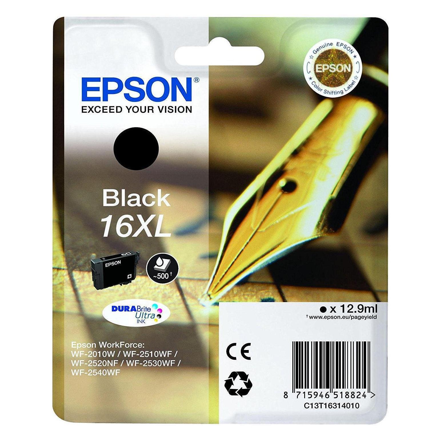Epson 16XL DuraBrite Ultra (BK) (C13T16314010)