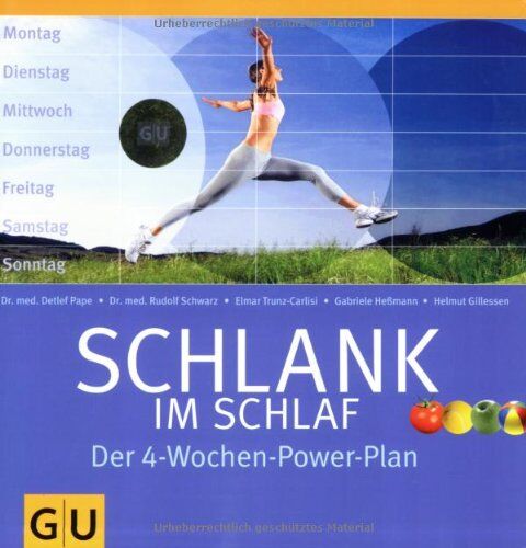 Detlef Pape - Schlank im Schlaf. Der 4-Wochen-Power-Plan (GU Einzeltitel Gesunde Ernährung) - Preis vom 14.10.2026 23:07:16 h