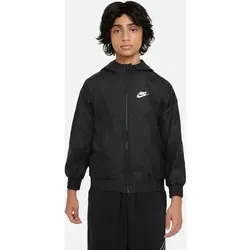 NIKE Kinder Unterjacke K NSW RPL WR HD JKT, Größe S in Schwarz Schwarz