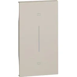 Legrand KM05M2 LivingNow 2-modulige Tastenabdeckung mit Symbol Auf-Ab in der Farbe Sand