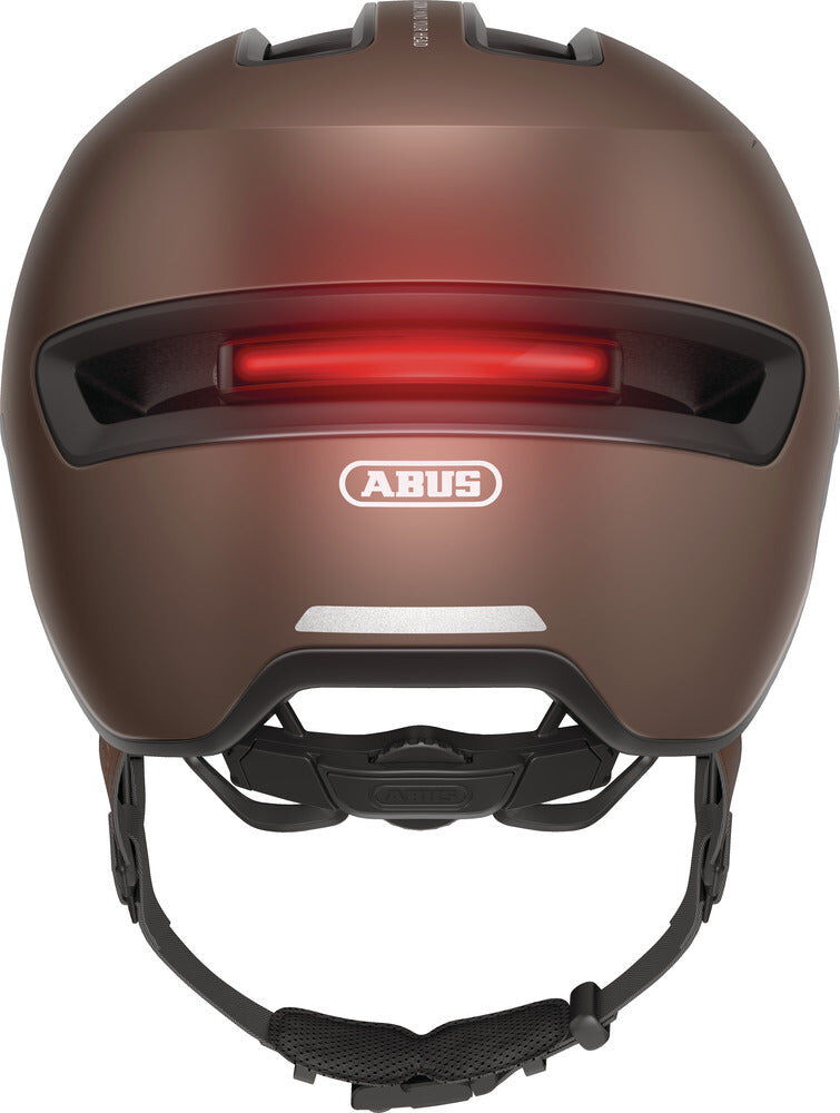 Abus Hud-Y Metallic Copper Cykelhjelm - Large (57-61 Cm)