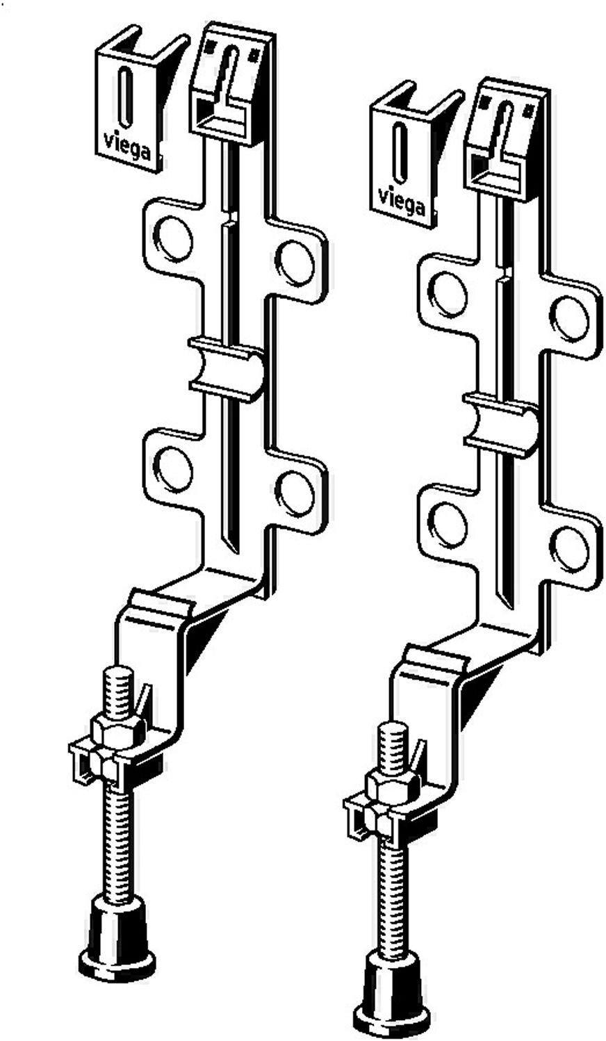 Viega Adjustable foot set Advantix Vario 736675
