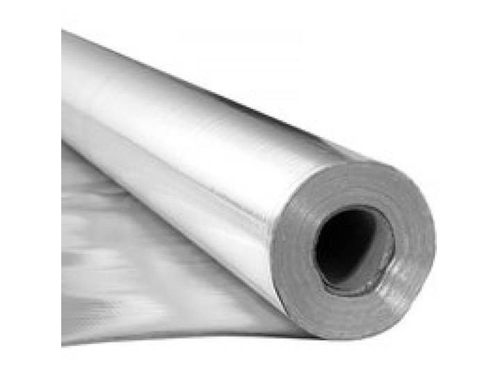 VEVOR Isolierfolie, Dämmfolie aus nicht perforiertem Gewebe, 0,15 mm, Reflexionsfolie 38,1 m x 122 cm, doppelseitiger Wärmereflexionsschutz aus Aluminiumfolie, Wärmedämmrolle für Fensterdächer