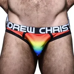 Andrew Christian Almost Naked Pride Mesh Jock Mixed Polyamid Small Herren