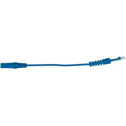 KS Tools 4,0 mm Eingangsbuchse mit Prüfadapterbuchse rund blau - 150.0954 - blau