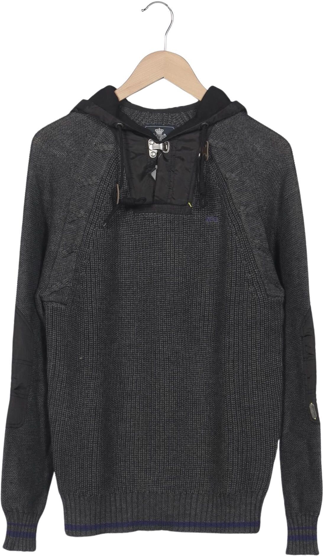 McGregor Herren Kapuzenpullover, Grau, Gr. M, Wolle / Synthetik - Second Hand