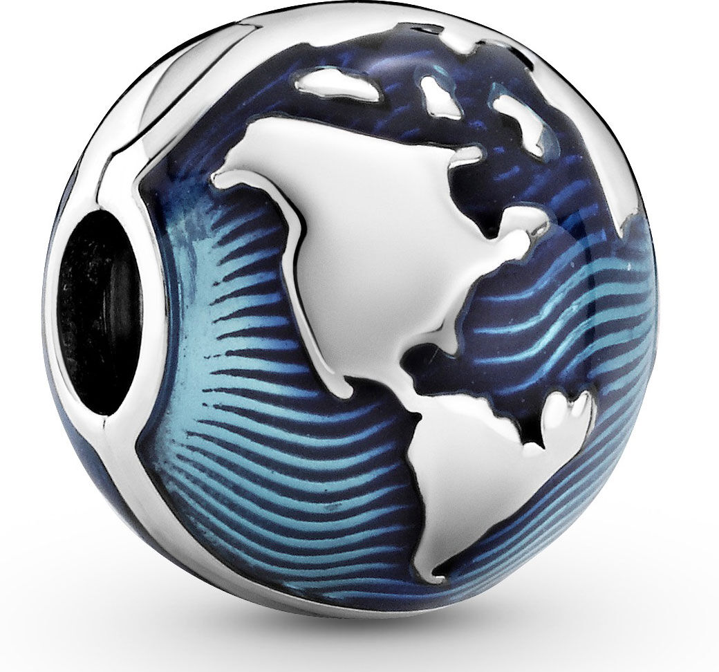 Pandora Blue Globe klämstopp 799429C01