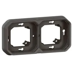 Legrand Plexo New Feuchtraum-Unterputz 2-fach Tragring, anthrazit