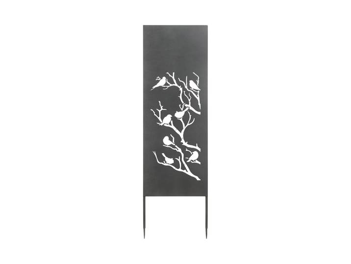 Paravent steckbar Birdie rost