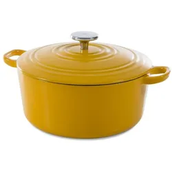 BK Bourgogne Braadpan 28 cm Sunny Yellow, Pfanne + Kochtopf, Gelb
