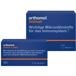 Orthomol Immun + junior C+ Mand/Orange 1 Set