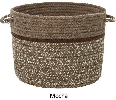 Rhody Rug Seaport Wool Blend Storage Basket