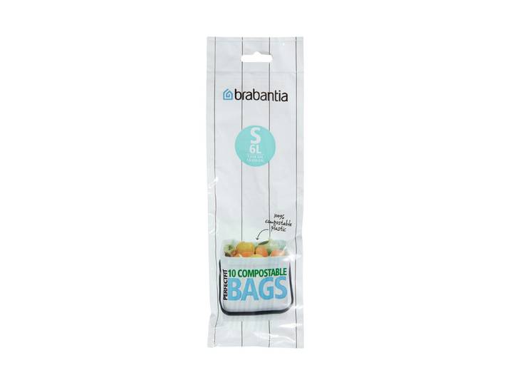 Brabantia PerfectFit Kompostierbare Müllbeutel 6 l 10 Stück