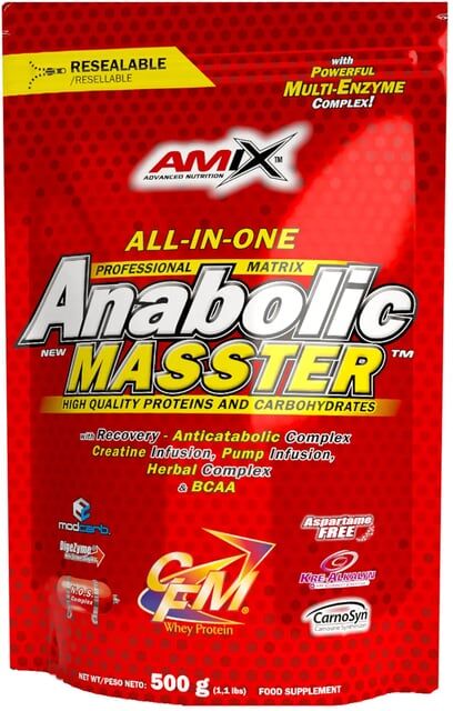 Amix Nutrition Anabolic Masster 500g Frutas del Bosque