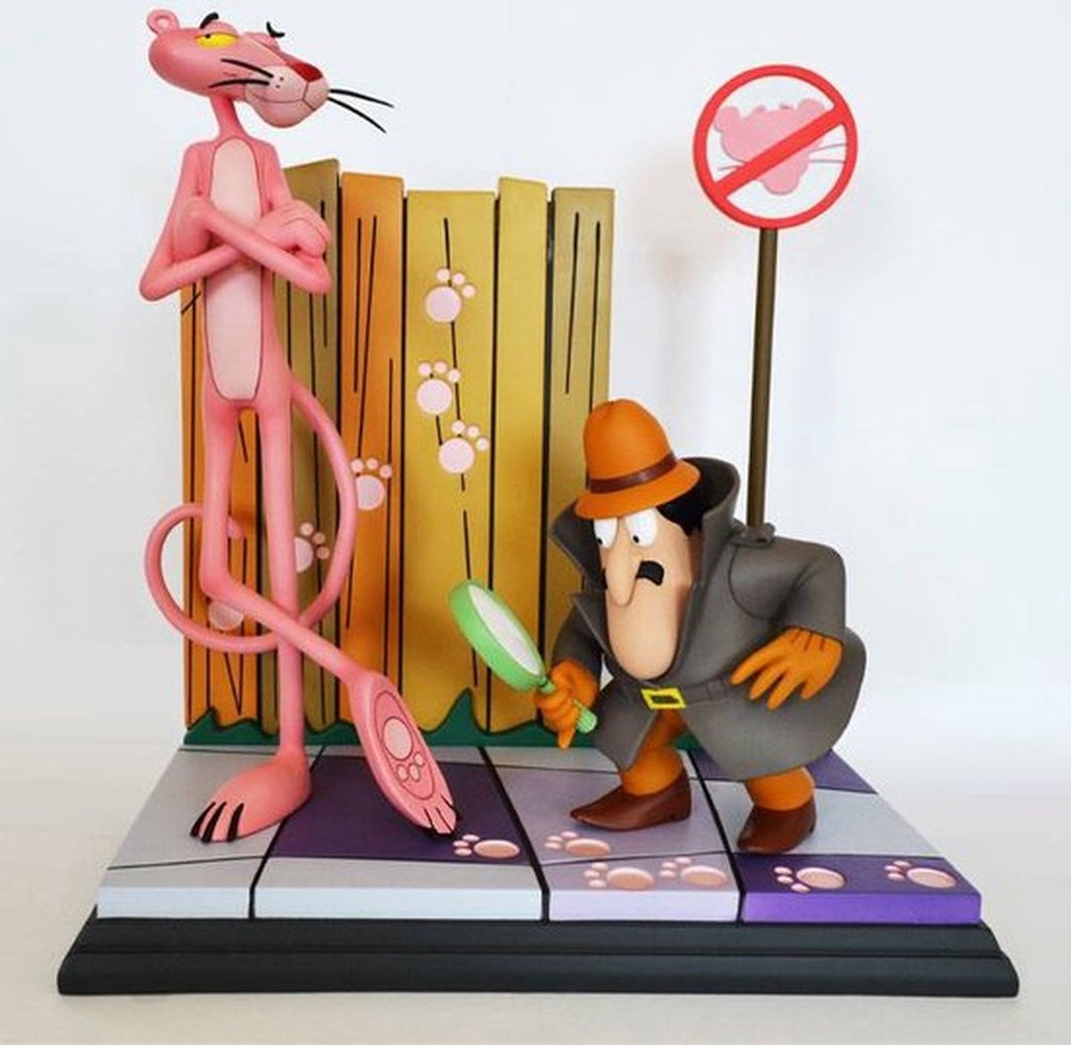 Hollywood Collectibles Group Pink Panther and the Inspector Beeld 41 cm