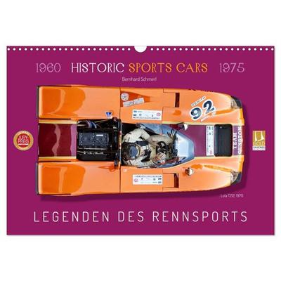 Legenden des Rennsports Historic Sports Cars 1960-1975 (Wandkalender 2027 DIN A3 quer), CALVENDO Monatskalender