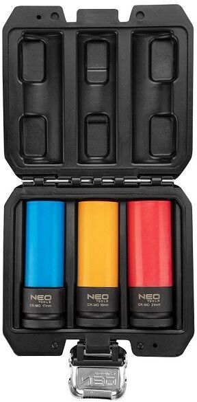 NEO TOOLS 12-350 Kraft-Stecknuss-Satz
