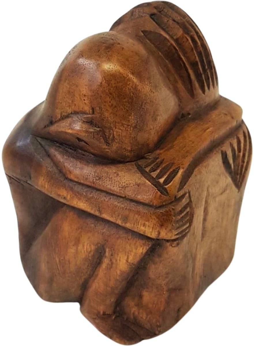 Ruben Robijn Houten Yoko Vriendschapsbeeld nr.8 - 20 cm