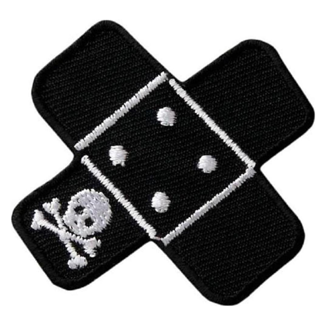 Mono Quick Aufbügelbild Pirat Pflaster 1 Stück (1 Stk., 4.50 x 4.70 cm) (04159)