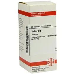 Sulfur D 6 Tabletten 80 St