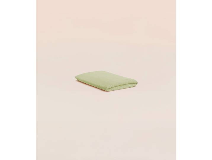 Drap housse en gaze de coton - Vert amande