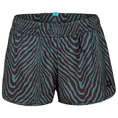 Arena - Women's Water Prints Beach Short - Badehose Gr XS grau