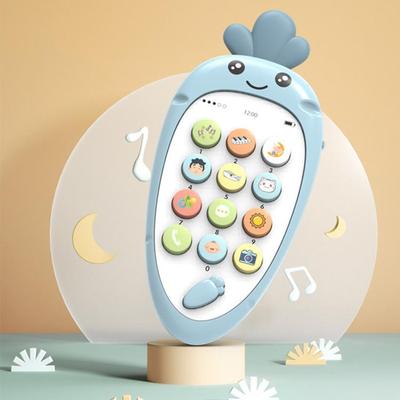 Radish Baby Learning Phone Toy With Music, Lights & Early Education Activities blue