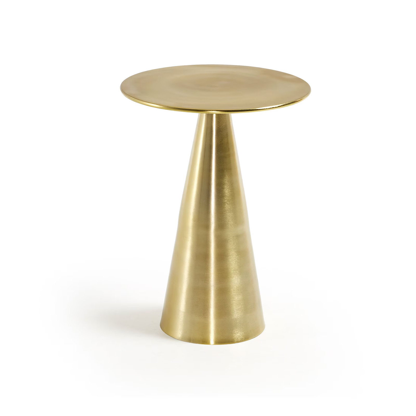Kave Home Bijzettafel Rhet Rond - Goud - Diameter: 39 cm