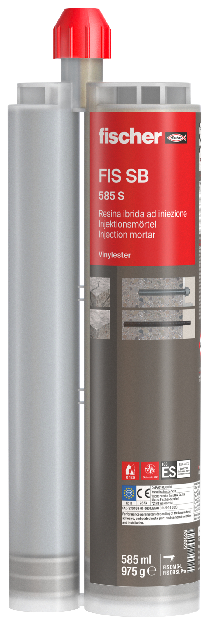 fischer Deutschland Vertriebs GmbH fischer Superbond-Mörtel FIS SB 585 S 520526
