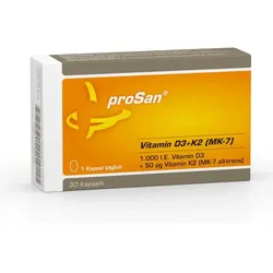 PROSAN Vitamin D3+K2 MK-7 Kapseln 30 St