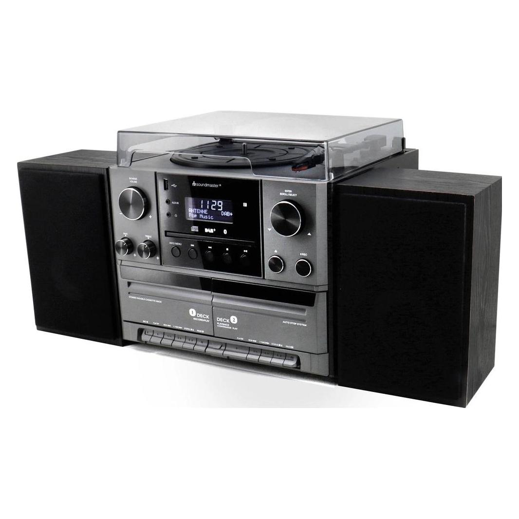 Soundmaster MCD5600SW (Bluetooth, CD Player, Plattenspieler) (MCD5600SW)