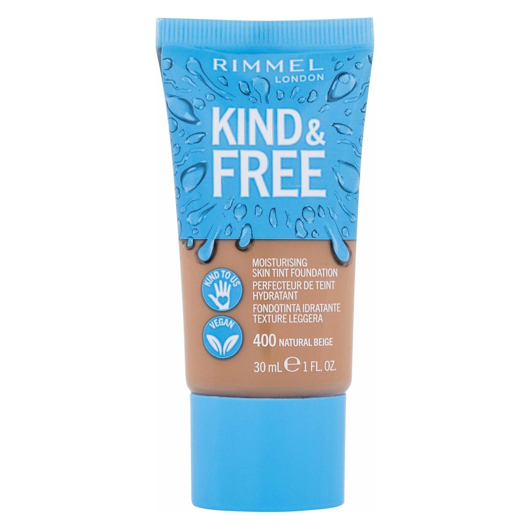 Rimmel London RIMMEL KIND&FREE FOUNDATION 400 30ML (400 Natural Beige) (99350122336)