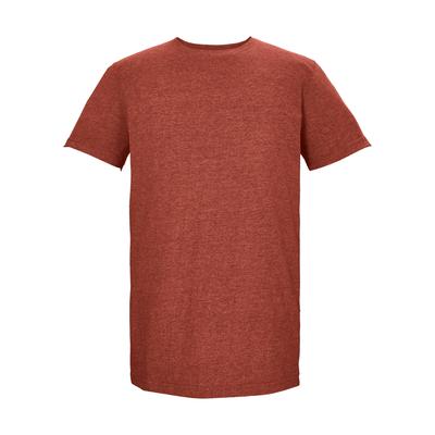 T-Shirt "GS 49 MN TSHRT", Herren, Gr. 4XL, rot, Obermaterial: 58% Polyester, 42% Baumwolle, G.I.G.A. DX BY KILLTEC, Rundhals, Shirts T-Shirt, Melange-T-Shirt, ultrafeine Streifen, weich, strapazierfähig