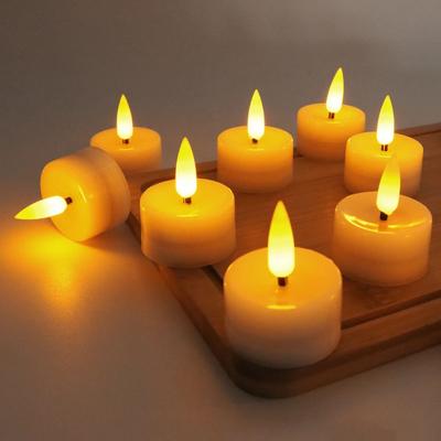Uplift Treasures 12 And 24 Piece Flameless LED Tea Light Candle Set 24ps Yellow Flashing