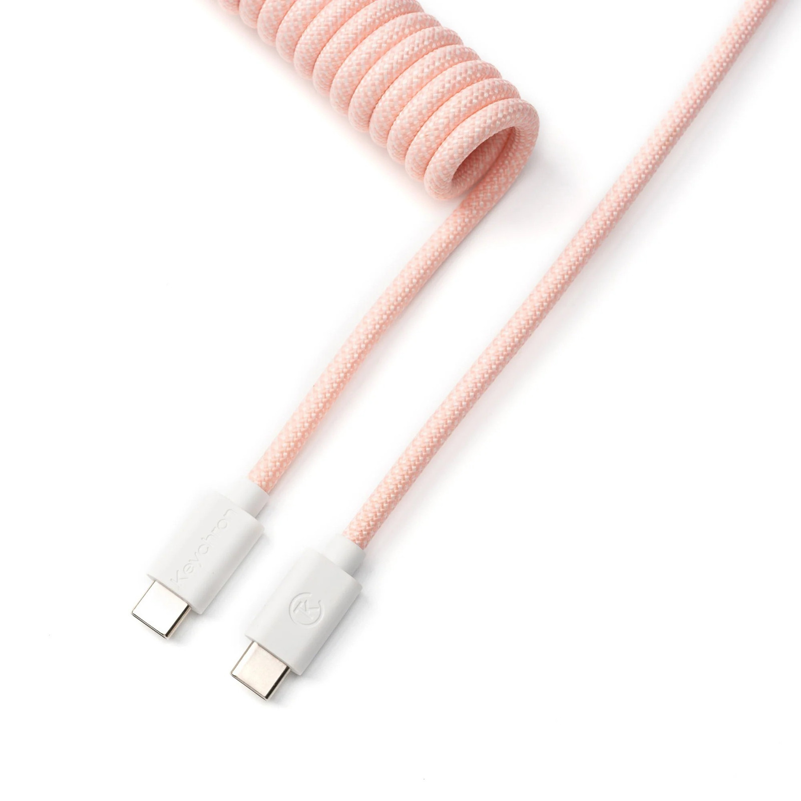 Keychron CAB-15 USB-C naar USB-C kabel, 1,36 meter, roze