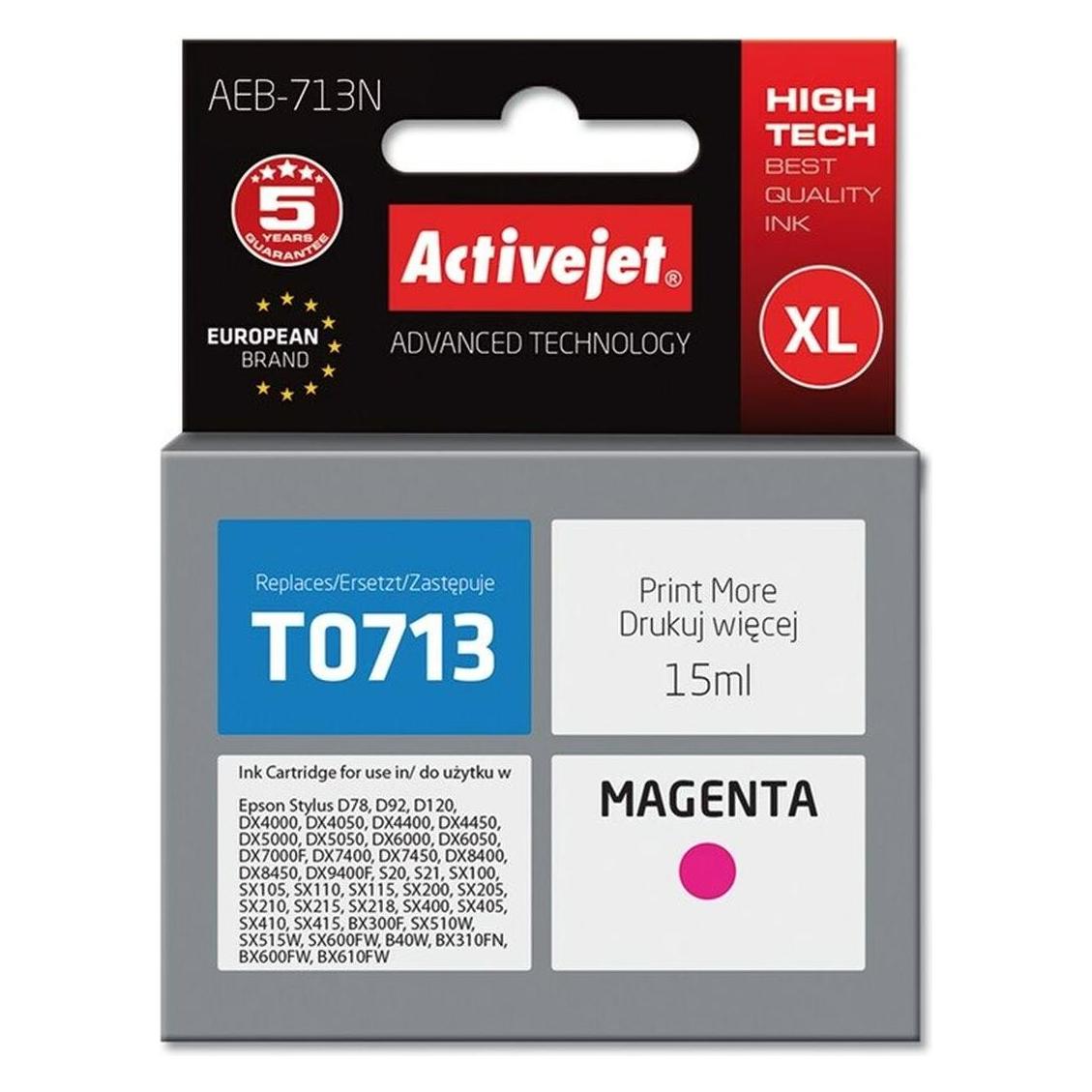 Activejet AEB-713N Druckerpatrone (e) Kompatibel Hohe (XL-) Ausbeute (M) (AEB-713N)