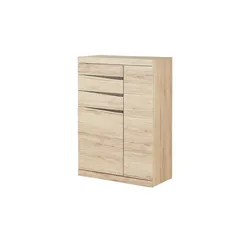 Kommode  Turino , holzfarben , Maße (cm): B: 86 H: 119 T: 40.0
