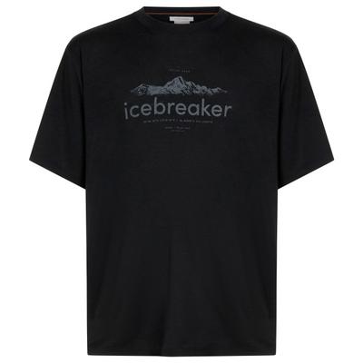 Icebreaker - Merino 150 Tech Lite S/S Relaxed Tee Heritage - Merinoshirt Gr M schwarz