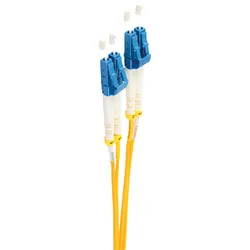 SHVP BS77801 - LWL Patchkabel, Duplex, LC / LC, 9/125μ, OS1 / OS2, gelb, 1 m