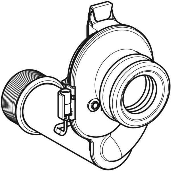 Geberit UR-Siphon waagrecht mit Sensor 242150001 für UR-Steuerungen ab 2009