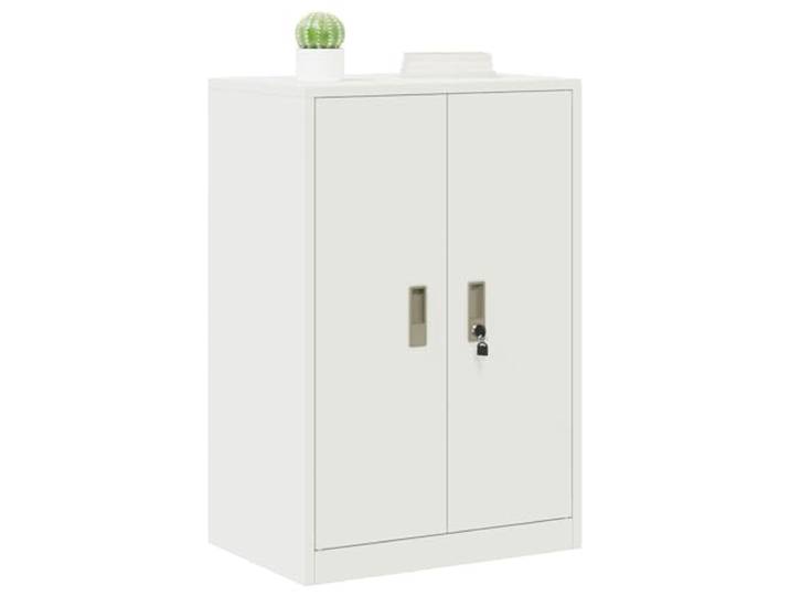 vidaXL Aufbewahrungsschrank Weiß 60 x 40 x 90 cm Stahl