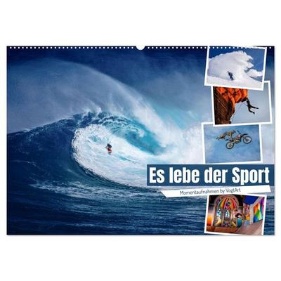 Es lebe der Sport - Momentaufnahmen by VogtArt (Wandkalender 2026 DIN A2 quer), CALVENDO Monatskalender