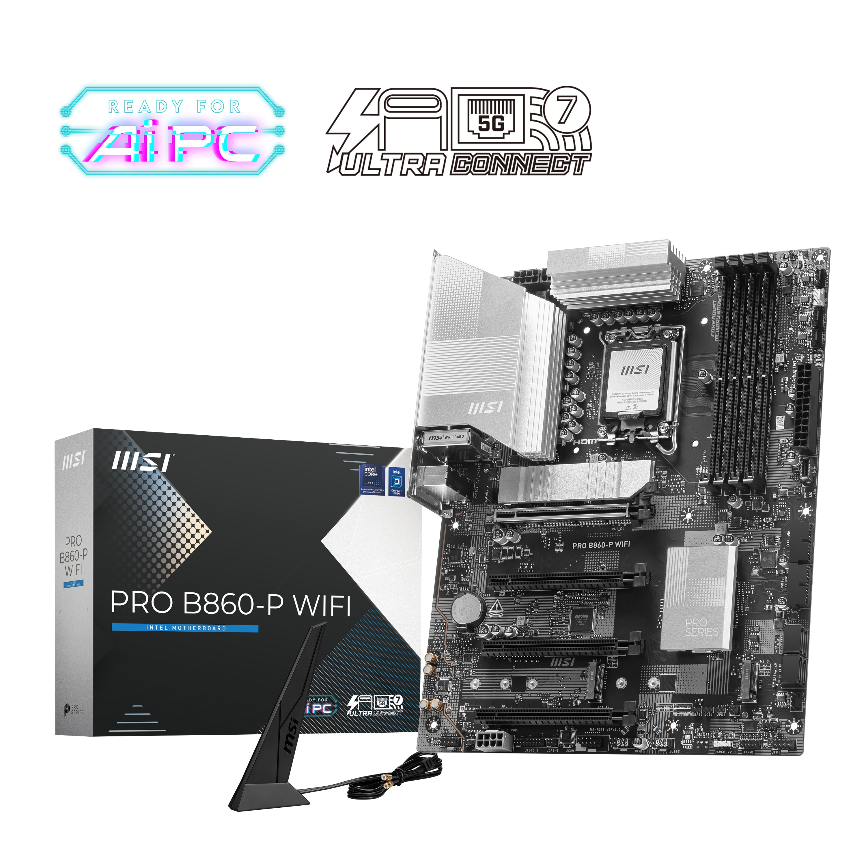 MSI PRO B860-P WIFI ATX Mainboard - Sockel 1851
