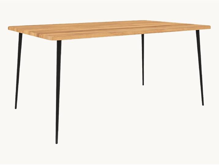 Tisch Ondas - 80x120 cm - Kernbuche