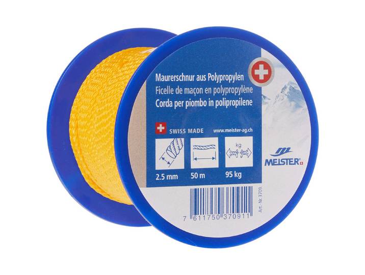 Maurerschnur Polypropylen Gelb ⌀ 2.5 mm 95 kg