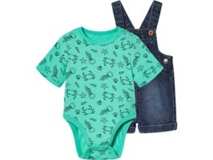 LUPILU® Ensemble bébé (bleu foncé/turquoise)
